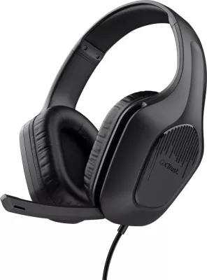 Kufje Trust GXT 415 Zirox Gaming, e zezë