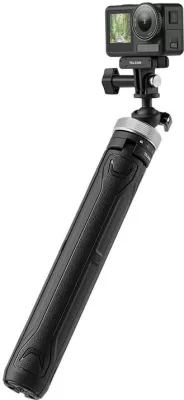 Selfie stick dhe tripod Telesin S1-TSS-01 për kamera aksion, 1.5m, i zi