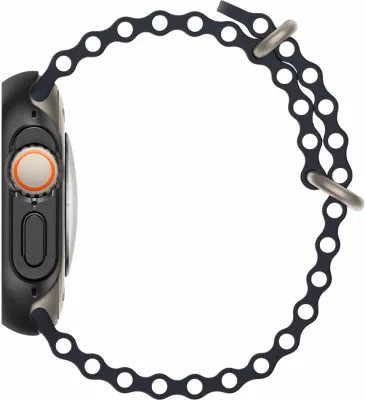 Mbështjellës Spigen Thin Fit për Apple Watch Ultra 49mm, Zi