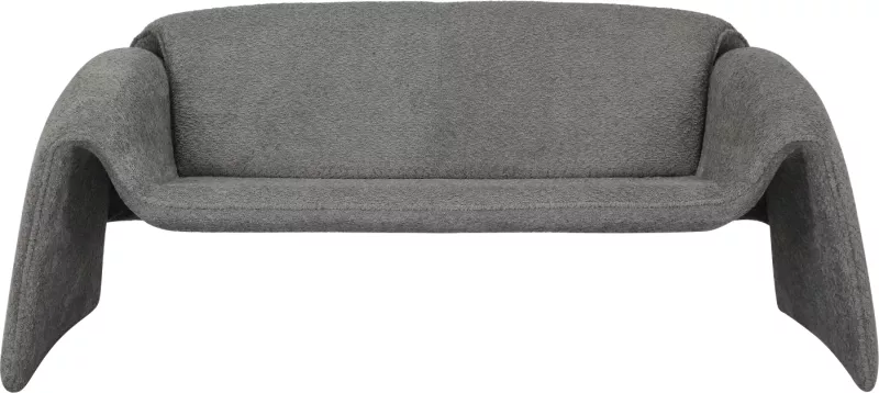 Divan 2-vendësh TREK FH9680.01 kornizë metali-gri pëlhurë 160x80x63Hcm