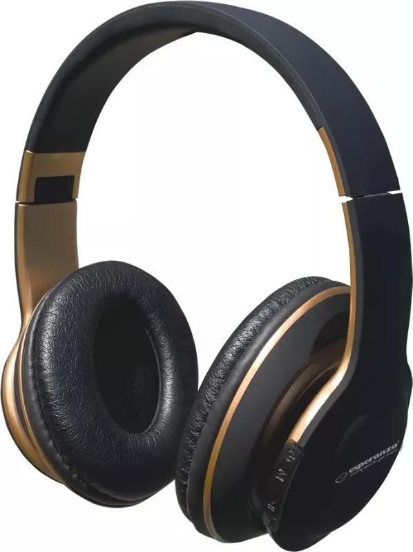 Kufje me bluetooth Esperanza EH220, e zezë 