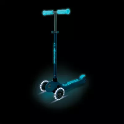 Trotinet për fëmijë Globber PRIMO PLUS GLOW LIGHTS 443-100, petrol blue