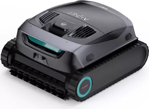 robot pastrues pishine me bateri AIPER Scuba X1, thithje 420 LPM, 180 min, pastrim fund/mure/vijë uji, stacion karikimi pa kabllo, zi/gri