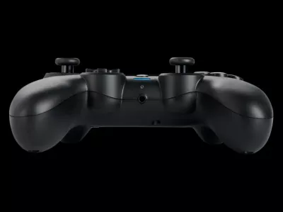 Kontroller wireless Nacon PS4 Asymmetric, deri 7 orë bateri, prizë 3.5mm, i zi