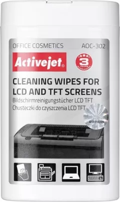 Peceta pastrimi LCD Activejet AOC-302, 100 copë