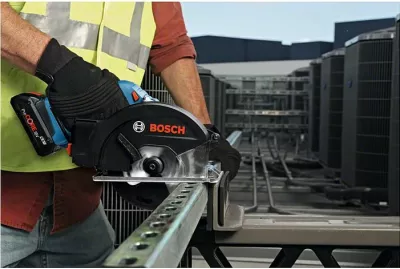 Sharrë rrethore metalike Bosch GKM 18V-50 Professional, 18V, pa kabllo