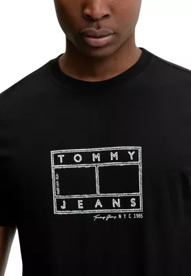 Maicë për meshkuj Tommy Hilfiger Jeans DM0DM22317, e zezë [Madhësia: L]