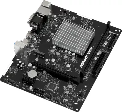 Pllakë amë ASRock N100M, Intel CPU onboard, micro ATX, e zezë