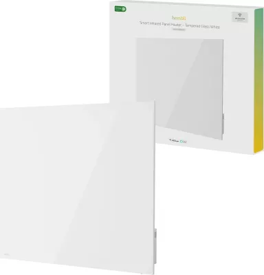 Panel ngrohës Hombli smartes Infrarot Glas 2024 400W, bardhë