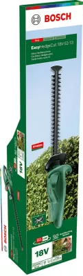 Gërshërë krasitëse Bosch EasyHedgeCut 18-52-13, bateri 18V, 2Ah, 52cm, e gjelbër
