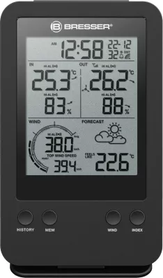 Stacion moti Bresser Windmesser 3-in-1, digjital, i zi