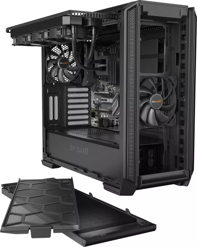 Kasë Be Quiet! Silent Base 601 Window, Midi Tower, ATX, EATX, micro ATX, Mini-ITX, e zezë