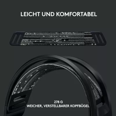 Kufje gaming Logitech G G733 LIGHTSPEED, wireless, RGB, e zezë