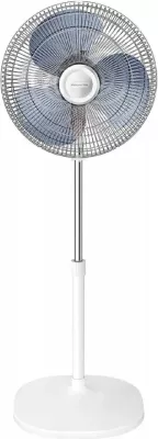 Ventilator pedestali, Rowenta, VU4410F2, 55 m³/min, 3 shpejtësi, lartësi e rregullueshme 1.3 m, i qetë 49 dBA, i bardhë