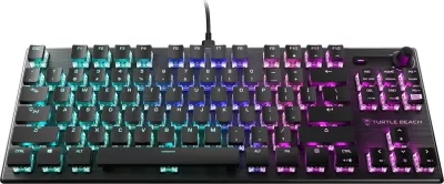 Tastierë Turtle Beach Vulcan TKL AIMO, RGB, Linear, US, e zezë