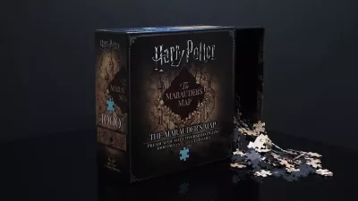 Puzzle NOBLE COLLECTION Harry Potter Marauders Map 1000 copë