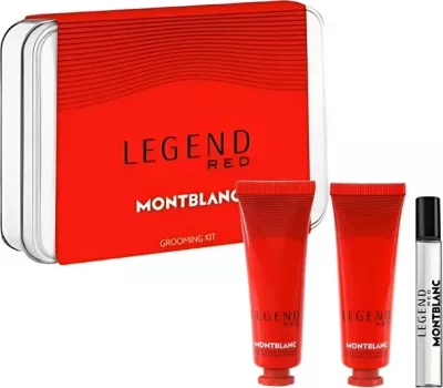 Set miniature për meshkuj Mont Blanc Legend Red Eau de Parfum 7.5ml + krem fytyre 30ml + xhel pastrues 30ml