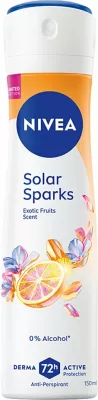 Sprej antiperspirant për femra Nivea Solar Sparks 150ml