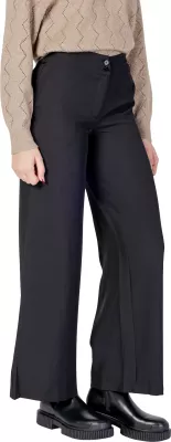 Pantallona për femra Jacqueline de Yong Jdydora Hw Wide Pant Tlr 15361050, të zeza [Madhësia: M]