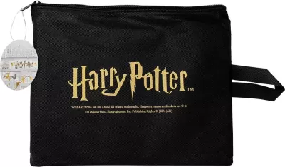 Set stacioneri Blue Sky Harry Potter Crest, me portofol me zinxhir, set 8 pjesë, kuqe/ari