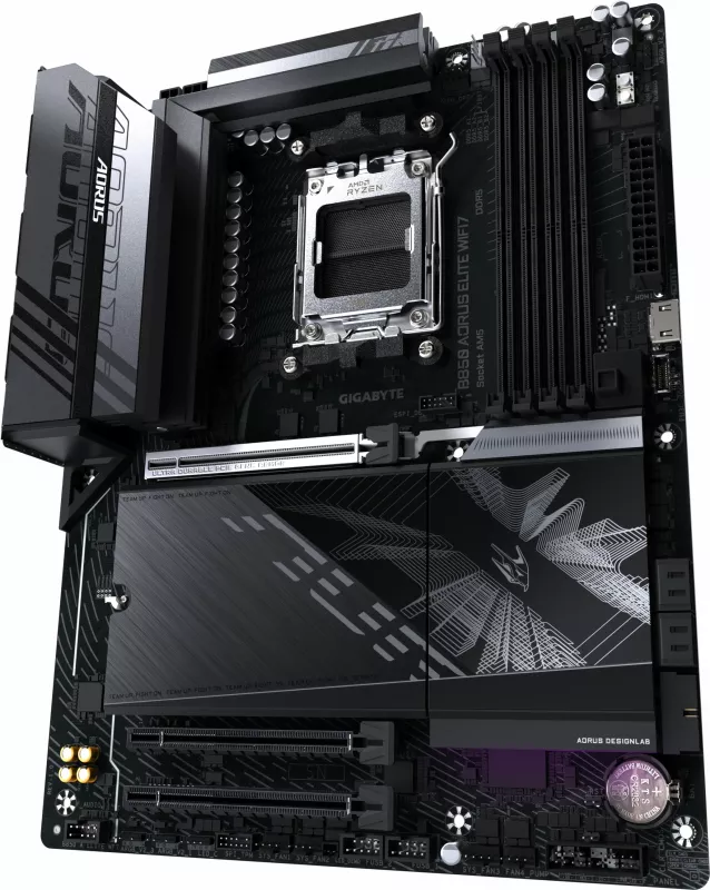 Pllakë amë Gigabyte B850 A ELITE WF7, Socket AM5 thumbnail 4