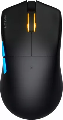 Maus gaming Hator Pulsar 3 Pro HTM640, 30000 DPI, PAW3950, 2.4GHz/Bluetooth/USB, 65 g, i zi