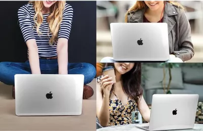 Mbështjellës Tech-Protect SmartShell për MacBook Air 15" M2/M3 2023-2024, Transparent