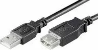 Kabllo USB-A zgjatëse Gembird 1.8 m USB 2.0 e zezë