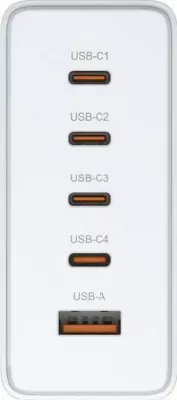 Karikues rrjeti D-link DCF-241, GaN, 240W, 4x USB-C, 1x USB-A, bardhë