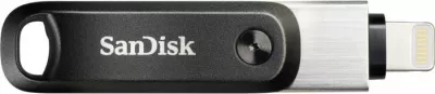 USB flash drive SANDISK iXpand Go SDIX60N-128G-GN6NE 128GB USB-A/Lightning USB 3.0, zi/argjendtë (1 copë)