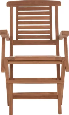 Karrige palosëse për ngrënie jashtë, dru tik, CRANDER FH6377, set prej 2 copë, 53x63x90cm