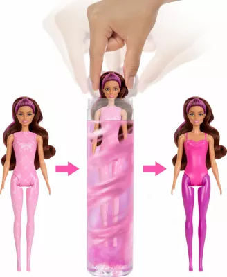 Kukull Barbie Mattel Color Reveal Ballet Series HRK17, set me aksesorë (6 surpriza)