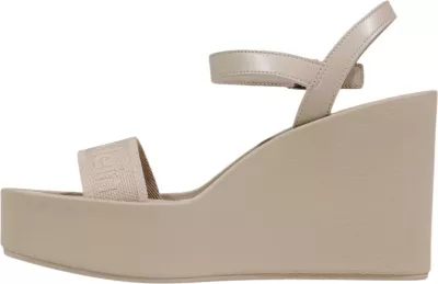 Sandale për femra Calvin Klein HW0HW02882, bezhë [Madhësia: 39]