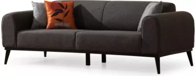 Divan-krevat treshe, ngjyrë antracit, Atelier del Sofa, Kapri