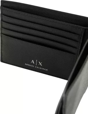 Portofol për meshkuj Armani Exchange XM000167 AF12702, i zi
