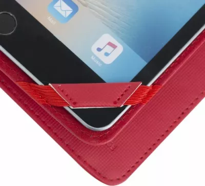 Mbështjellës me stand për tablet RIVACASE 3217, 10.1", mbyllje magnetike, e kuqe