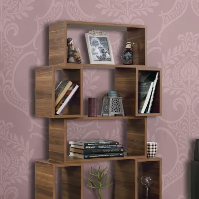 Raft librash Hanah Home, Box, ngjyrë arre