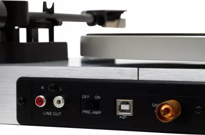 Gramafon Aiwa APX-680BT/WT, Bluetooth, USB për regjistrim, 33 1/3 & 45 RPM, belt-drive, i bardhë