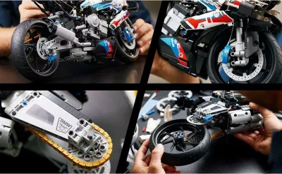 Set ndërtimi LEGO Technic BMW M 1000 RR, 1921 pjesë, shumëngjyrësh