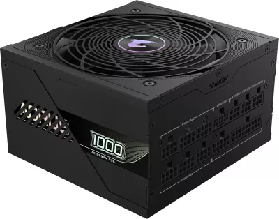 Njësi furnizimi me rrymë Gigabyte AORUS ELITE P1000W ICE, PCIe 5.0, 80 PLUS Platinum, Dizajn plotësisht modular, 1000 W