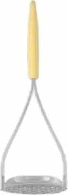 Shtypëse patatesh 2-në-1 me lugë Brabantia Tasty+ MPN 229503, inox, e verdhë