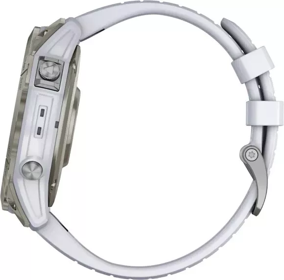 Smartwatch Garmin epix Pro (Gen 2), 51 mm, 32 GB, Titanium, Bardhë