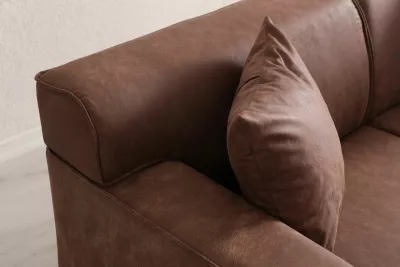 Divan dy-vendësh, ngjyrë konyak, Atelier del Sofa, New Petra 2