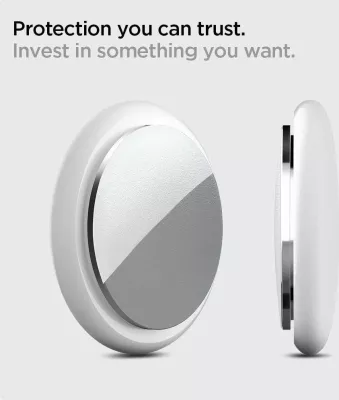 Film mbrojtës hidrogel Spigen AirSkin Shield për Apple AirTag, transparente mat, paketë 4+4