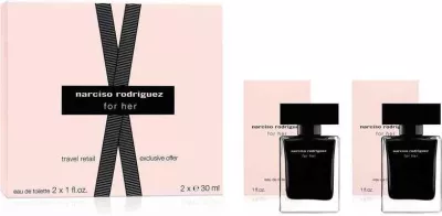 Eau de Toilette set për femra Narciso Rodriguez For Her 2x30ml