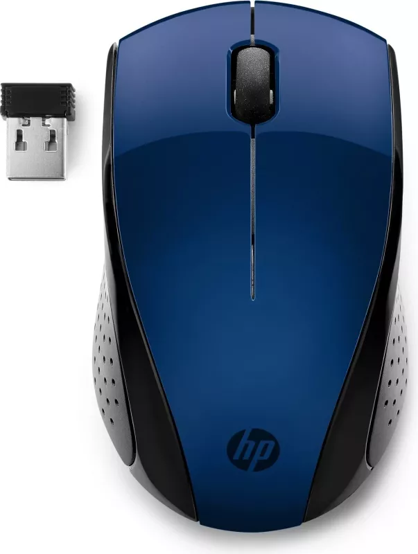 Maus HP 220, wireless, USB, blu