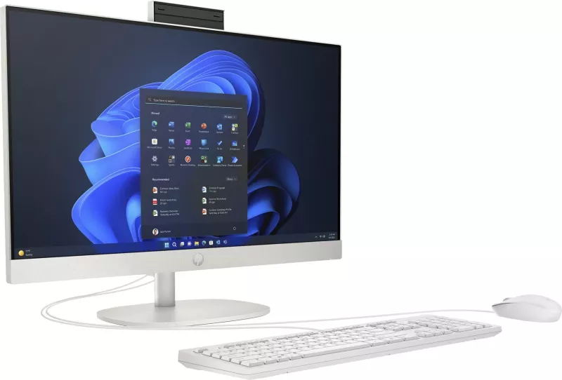 Kompjuter HP ProOne AIO 240 G10, 23.8" FHD, i3-N300, 8GB RAM, 512GB SSD, Bardhë