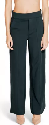 Pantallona për femra Street One LTD QR Straightleg Punto di Roma 378076, të gjelbra të errëta