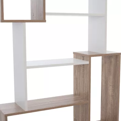 Raft librash SHAY FH8768.01 85X22X140 bardhë