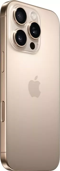 Celular Apple iPhone 16 Pro, 128GB, Desert Titanium